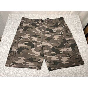 Beverly Hills Polo Club Cargo Shorts Men’s 46 Camo Stretch Cotton